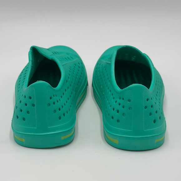Green Slip-On Water Shoes with Perforated Design - Picture 5 of 8